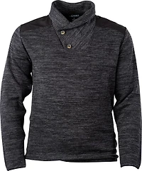 Habit Men's Shawl Collar Pullover Sweatshirt