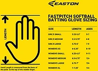 EASTON Adult Ghost NX Fastpitch Batting Gloves