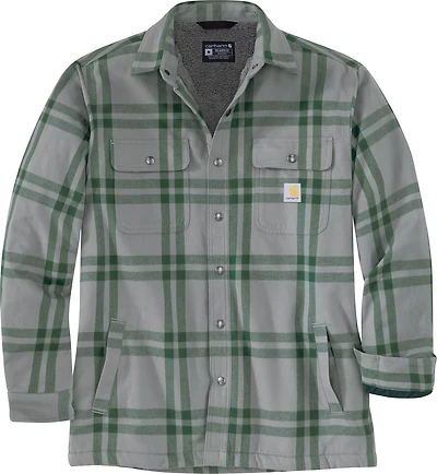 Carhartt Men's Flannel Sherpa-Lined Shirt Jac