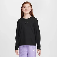 Nike Girls' Boxy Essential LBR Long Sleeve T-shirt
