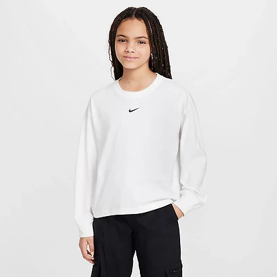 Nike Girls' Boxy Essential LBR Long Sleeve T-shirt