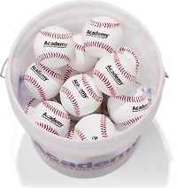 Academy Sports + Outdoors Practice Baseballs Bucket 24 Pack