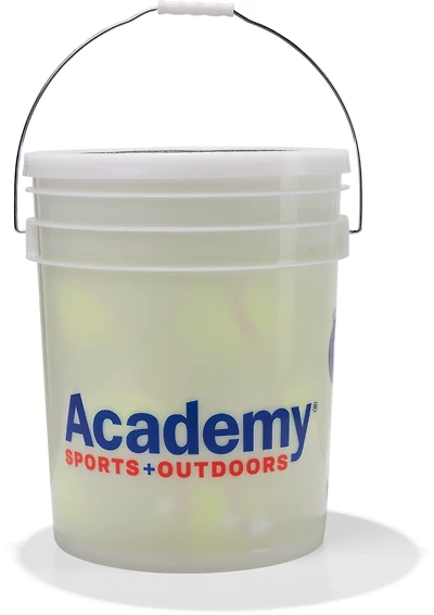 Academy Sports + Outdoors 12 in Practice Softballs Bucket 18 Pack