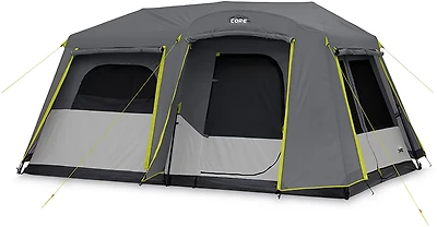 CORE Equipment 9 Person Instant Cabin Tent with Full Fly