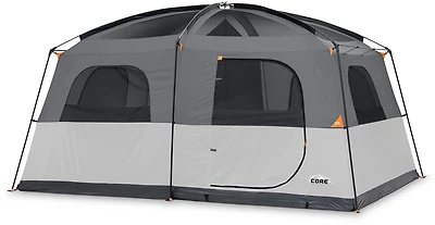 CORE Equipment 10 Person Straight Wall Cabin Tent with Full Fly