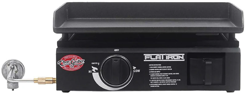 Char-Griller Flat Iron Portable Gas Griddle
