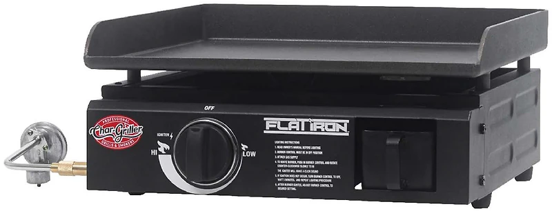 Char-Griller Flat Iron Portable Gas Griddle