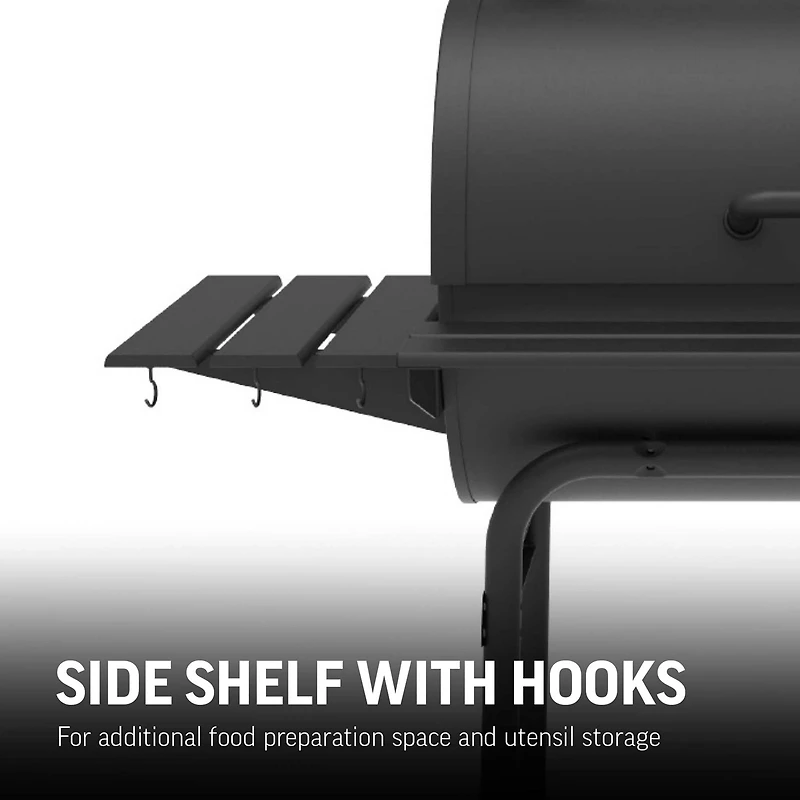 Char-Griller Pro Deluxe Charcoal Barrel Grill