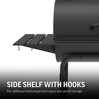 Char-Griller Pro Deluxe Charcoal Barrel Grill