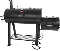 Char-Griller Competition Pro Barrel Grill and Offset Smoker
