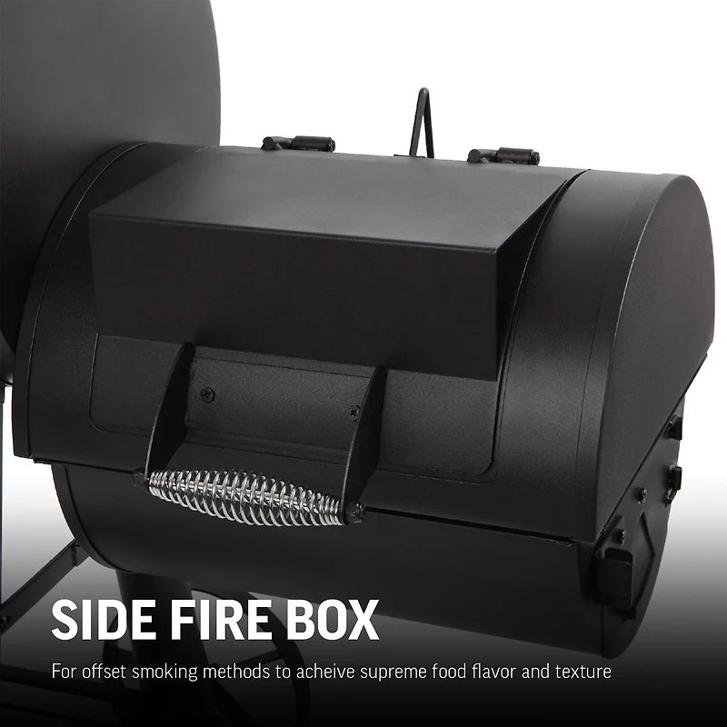 Char-Griller Competition Pro Barrel Grill and Offset Smoker