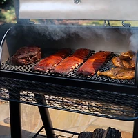 Char-Griller Competition Pro Barrel Grill and Offset Smoker