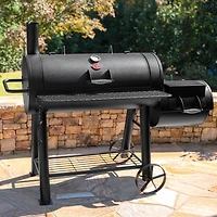 Char-Griller Competition Pro Barrel Grill and Offset Smoker