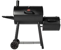 Char-Griller Smokin Pro Barrel Charcoal Grill and Offset Smoker