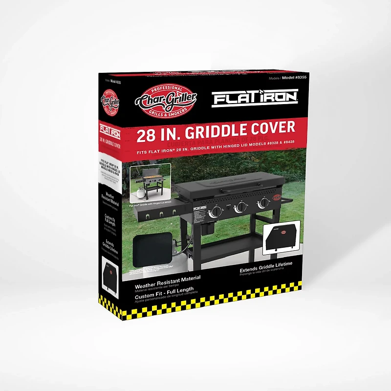Char-Griller 3-Burner Flat Iron Gas Griddle Cover