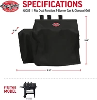 Char-Griller Dual Function Gas and Charcoal Grill Cover