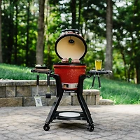 Kamado Joe Joe Jr Grill Cart with Folding Shelves