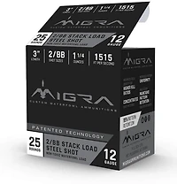 Migra Custom Waterfowl 12 Gauge Shotshells - 25 Rounds