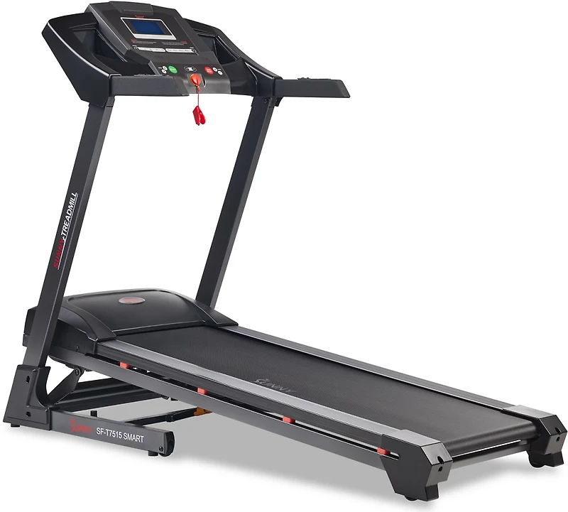 Sunny Health & Fitness Premium Smart Treadmill with Auto Incline