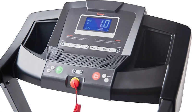 Sunny Health & Fitness Premium Smart Treadmill with Auto Incline