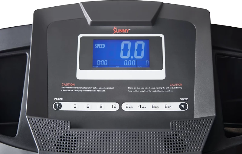 Sunny Health & Fitness Premium Smart Treadmill with Auto Incline