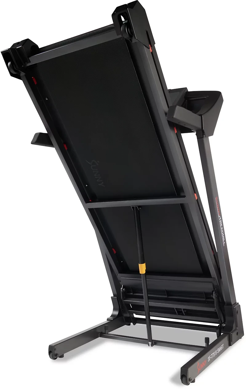 Sunny Health & Fitness Premium Smart Treadmill with Auto Incline