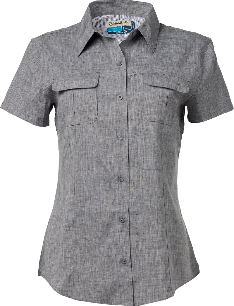 Magellan Outdoors Women's Aransas Pass Heathered Fishing Top