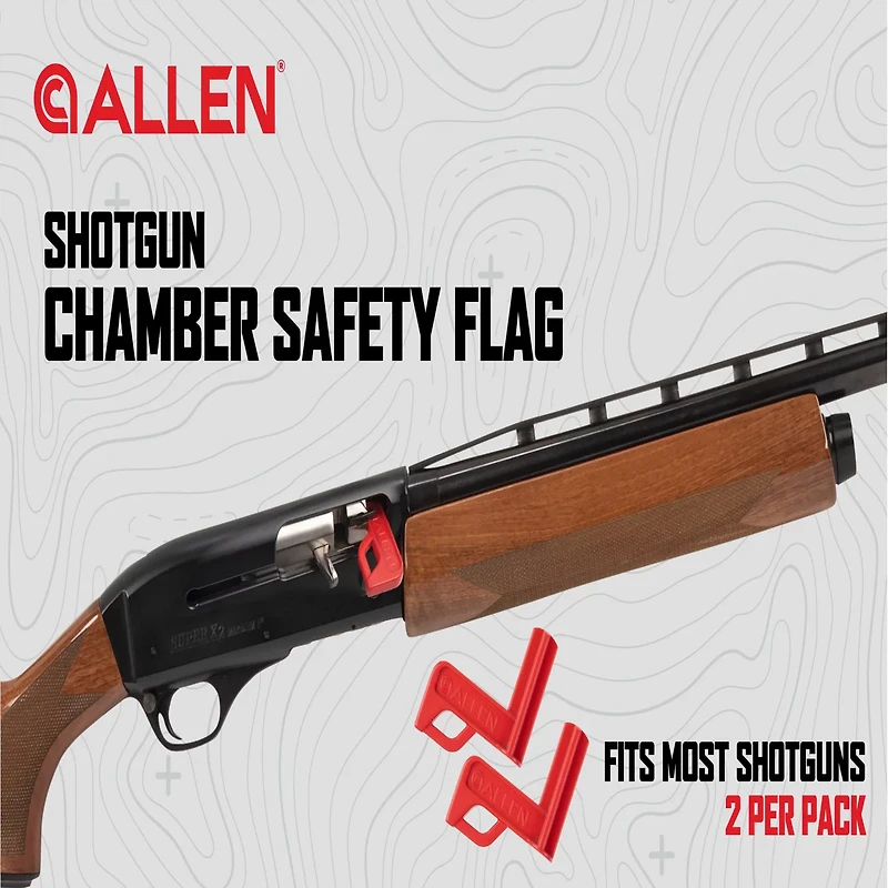Allen Company Chamber Safety Flags for Shotgun 2-Pack