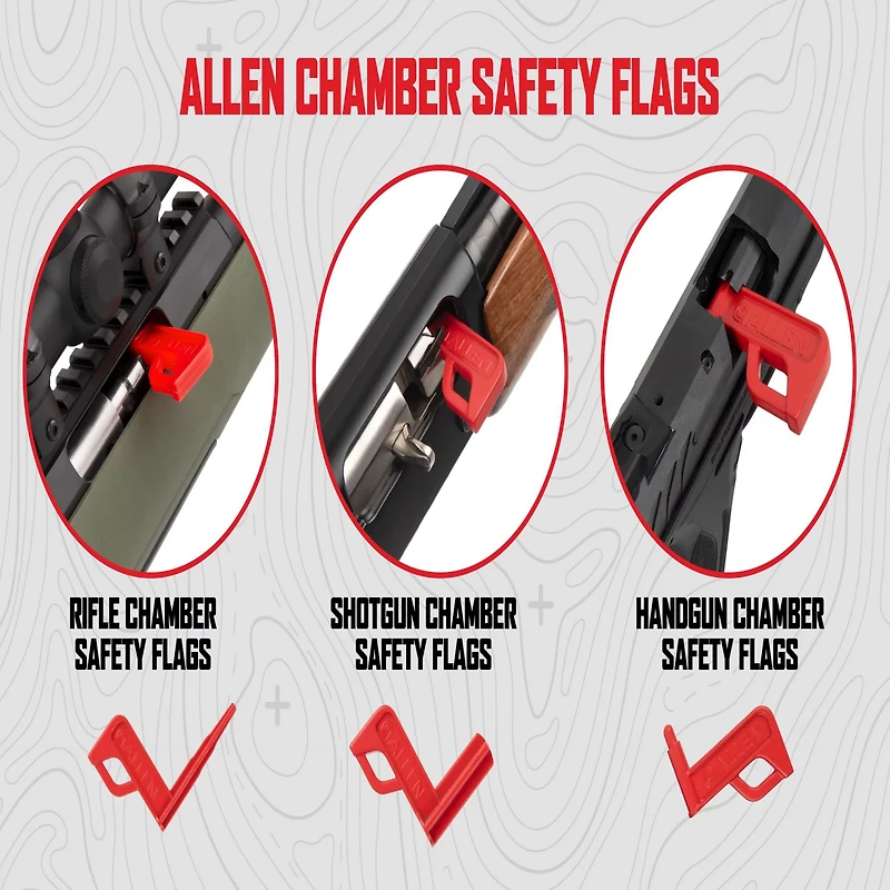 Allen Company Chamber Safety Flags for Shotgun 2-Pack