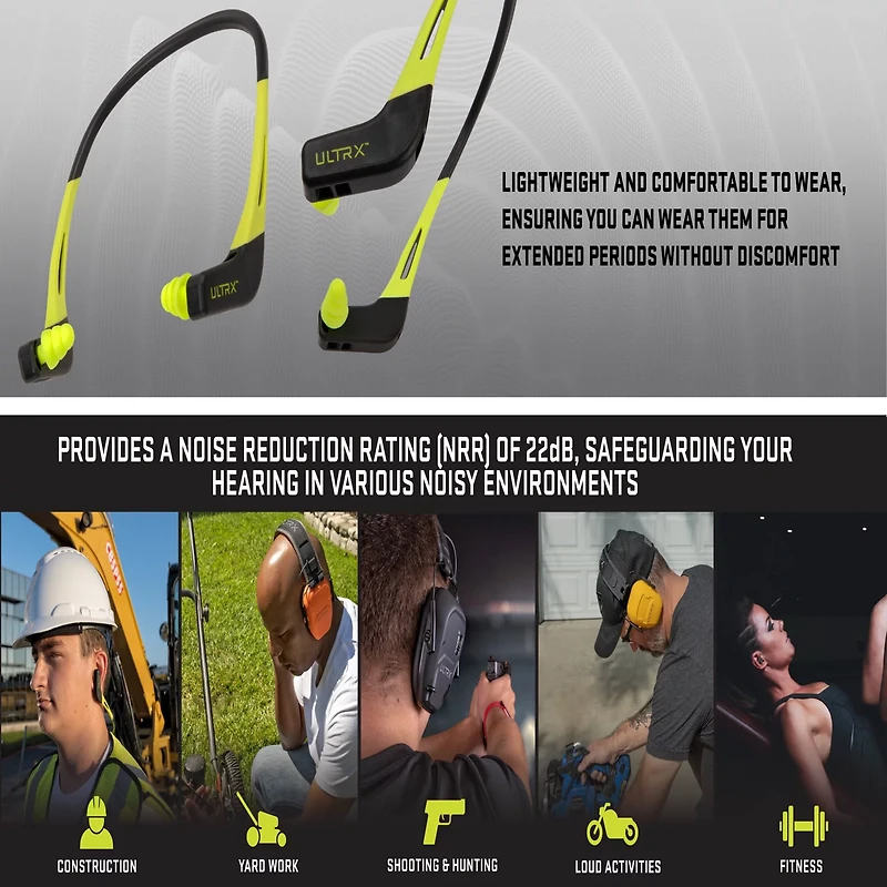 Allen Company ULTRX Banded Ear Plugs