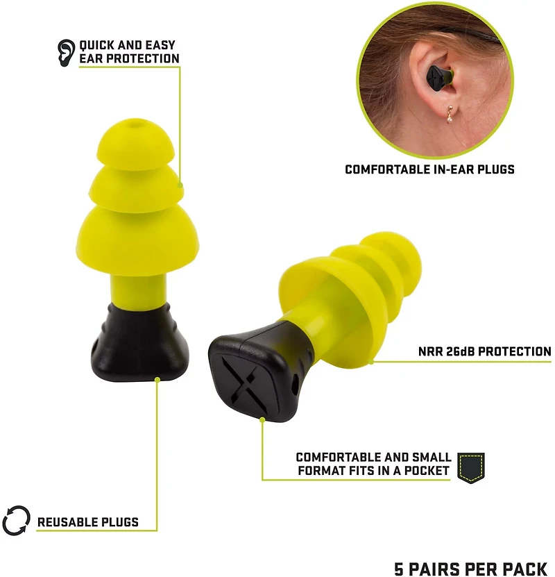 Allen Company ULTRX Silicone Ear Plugs 5-Pack