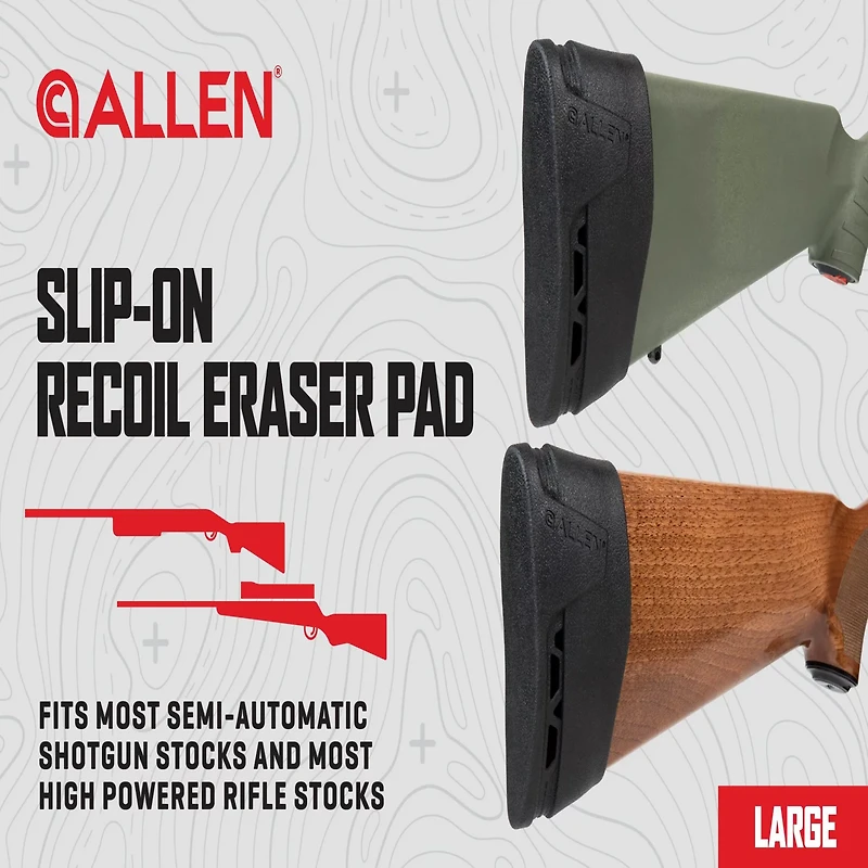 Allen Company Recoil Eraser II Large Slip-on Recoil Pad