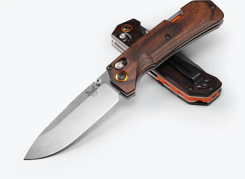 Benchmade Grizzly Creek Wood 3.49 in Folding Knife