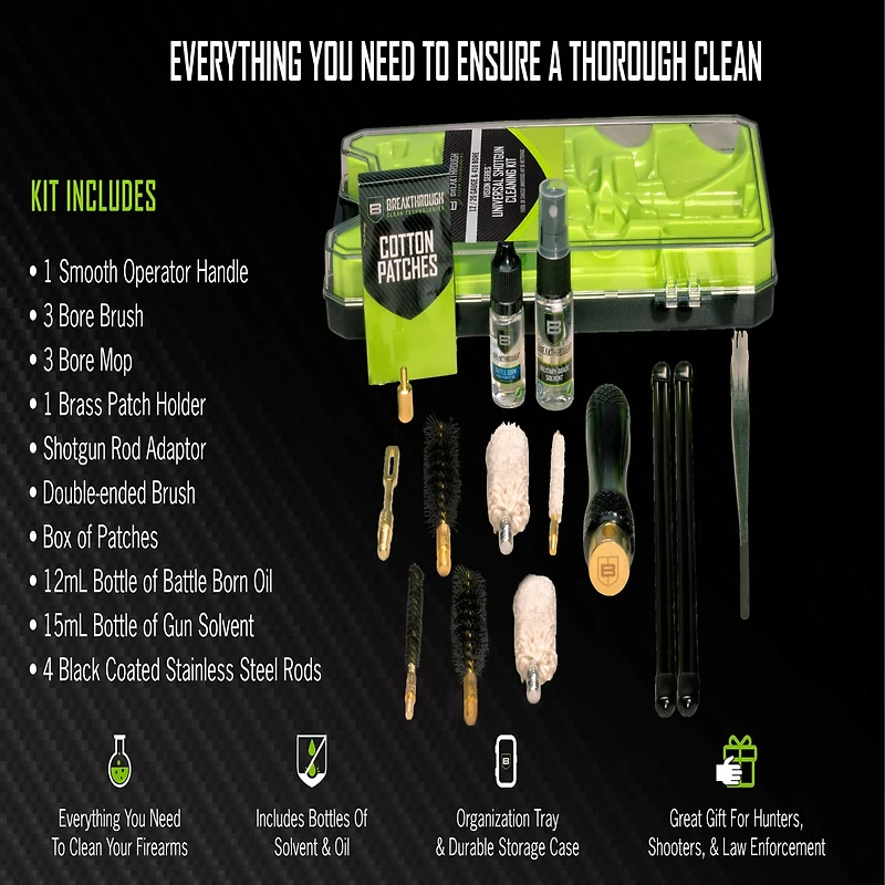 Breakthrough Universal Vision Series Shotgun Cleaning Kit