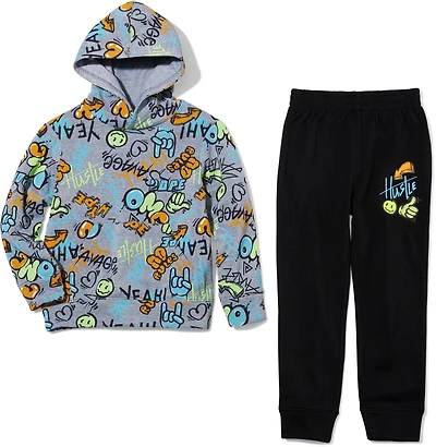 BCG Boys' (4-7) Hype AOP Fleece Set