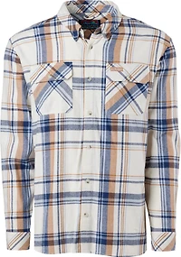 BURLEBO Men's Flannel Button Up Shirt