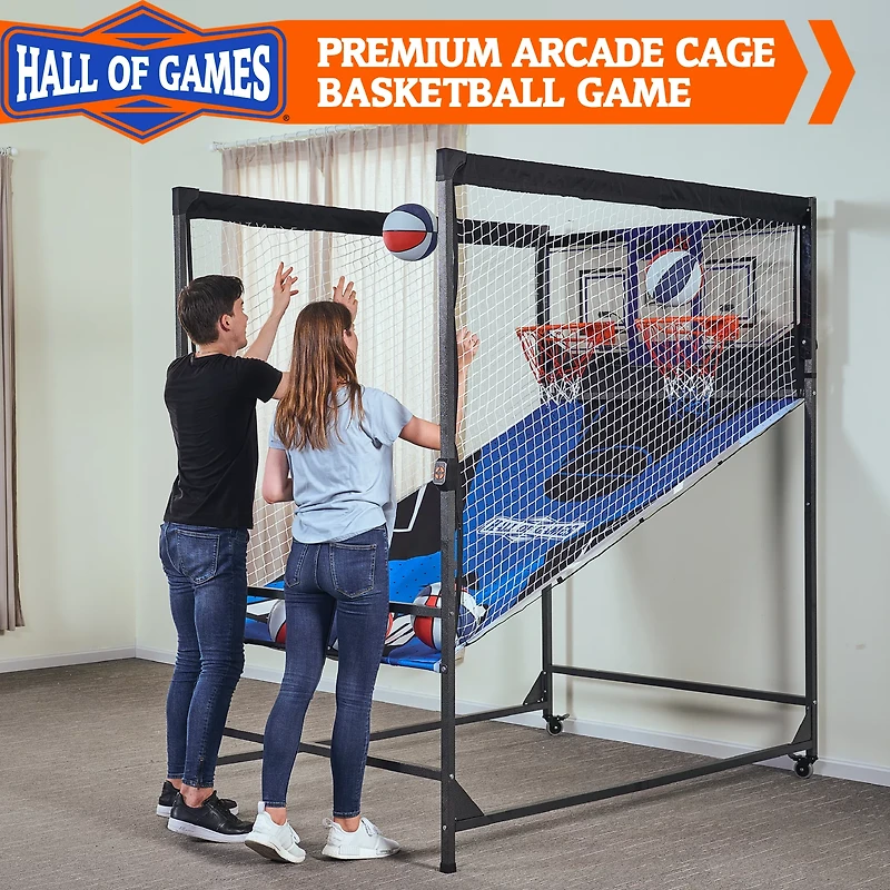 Hall of Games Indoor Steel Frame Arcade Basketball Game