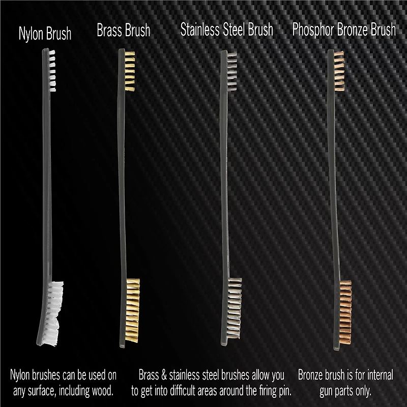 Breakthrough Clean Technologies Double-Ended 4-Piece Firearm Brush Set