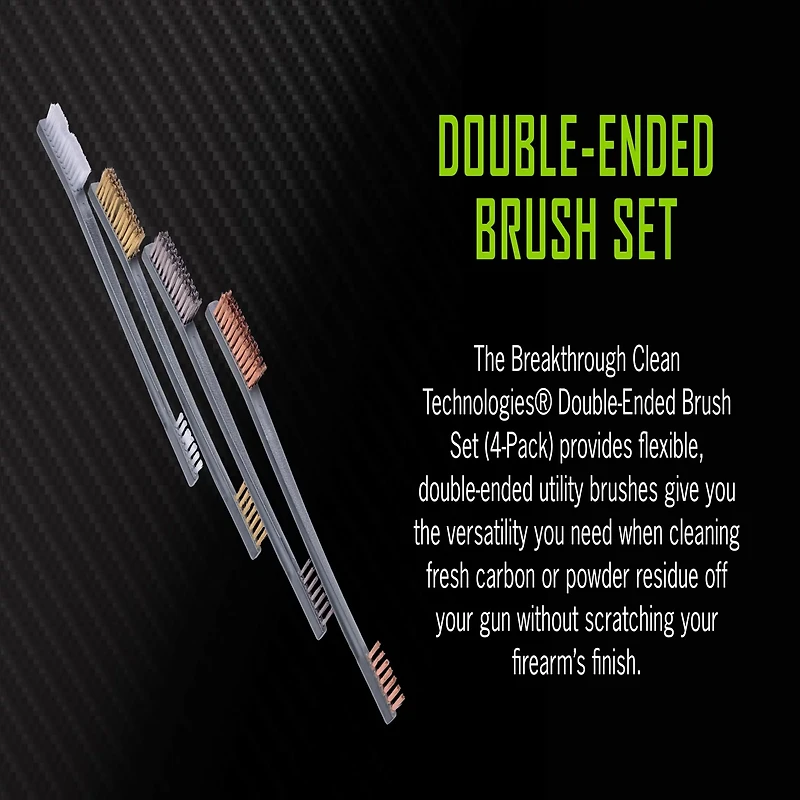 Breakthrough Clean Technologies Double-Ended 4-Piece Firearm Brush Set