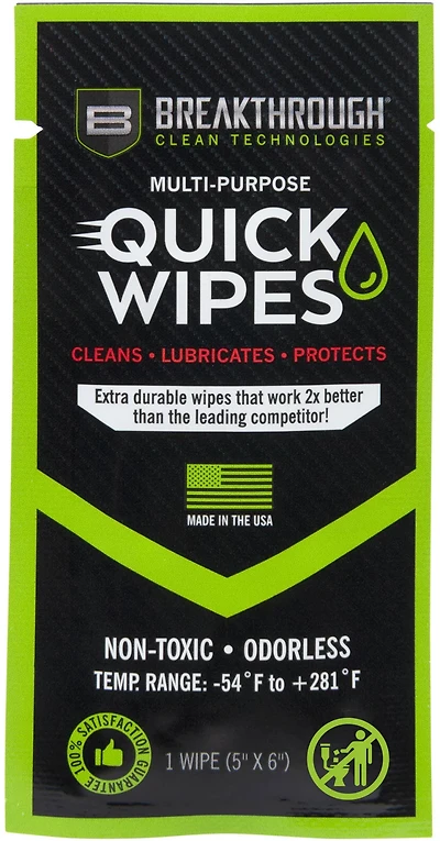 Breakthrough Clean Technologies Multipurpose CLP Quick Wipe