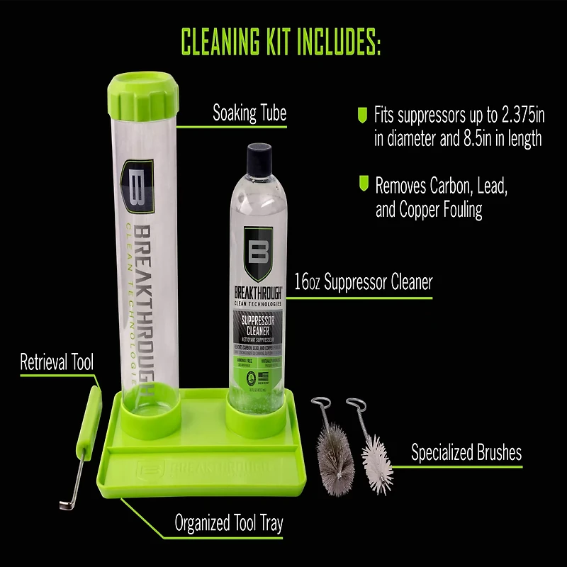 Breakthrough Clean Technologies 16 oz Suppressor Cleaning Kit