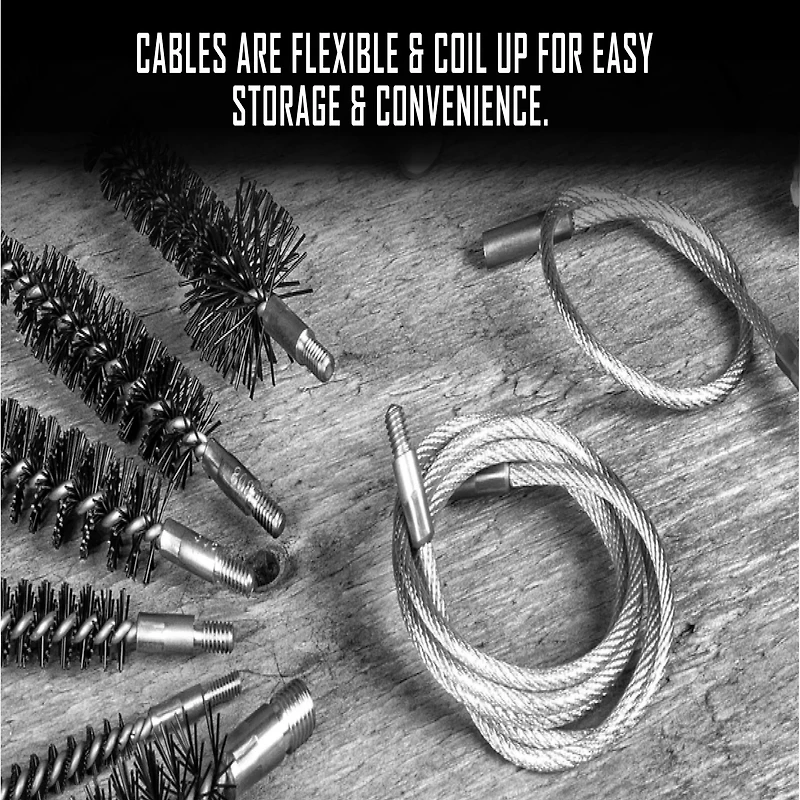 Breakthrough Clean Technologies 8 in and 33 in L Nylon Coated Steel Cable Set
