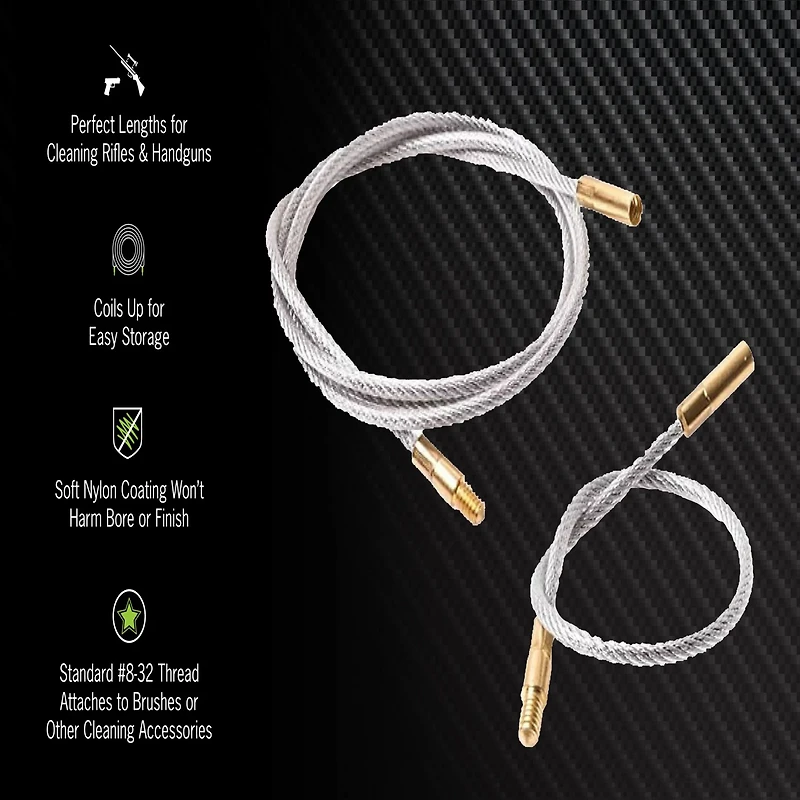 Breakthrough Clean Technologies 8 in and 33 in L Nylon Coated Steel Cable Set