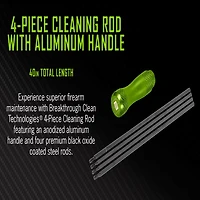 Breakthrough Clean Technologies 40 in L 4-Piece Cleaning Rod with Aluminum Handle