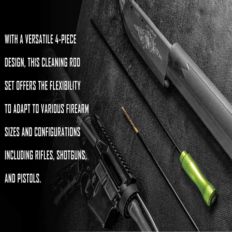 Breakthrough Clean Technologies 40 in L 4-Piece Cleaning Rod with Aluminum Handle