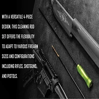 Breakthrough Clean Technologies 40 in L 4-Piece Cleaning Rod with Aluminum Handle