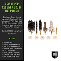 Breakthrough Clean Technologies AR-15 Upper Brush Set with Chamber Pads