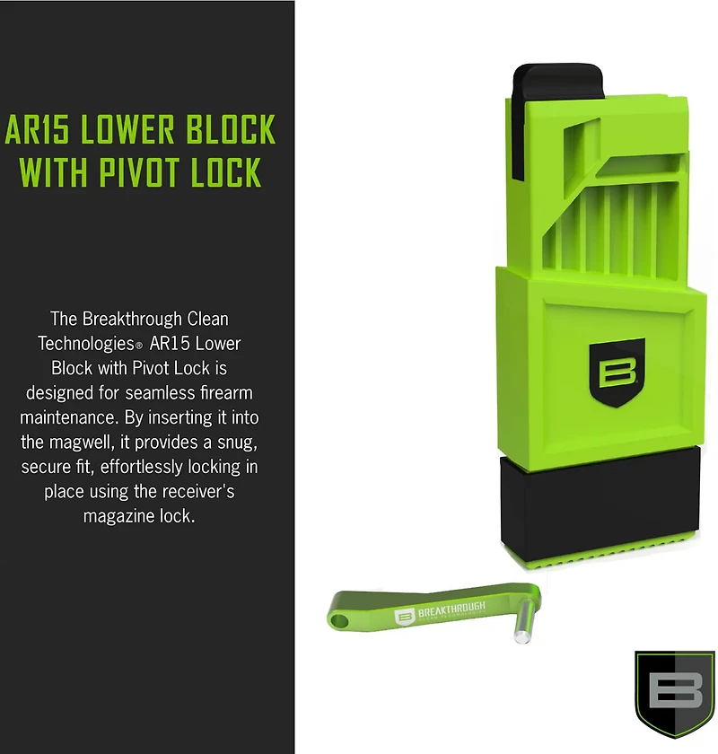 Breakthrough Clean Technologies AR-15 Lower Block with Pivot Lock