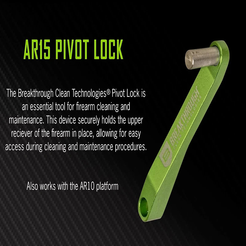 Breakthrough Clean Technologies Pivot Lock