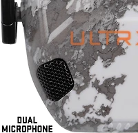 ULTRX Bionic Electronic Veil Tac Gray Camo Earmuffs